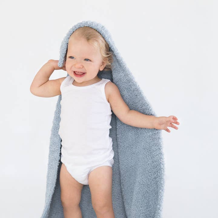 Plush Chenille Knit™ Baby & Toddler Blanket ( 29" x 35") for wholesale by Blooming Baby