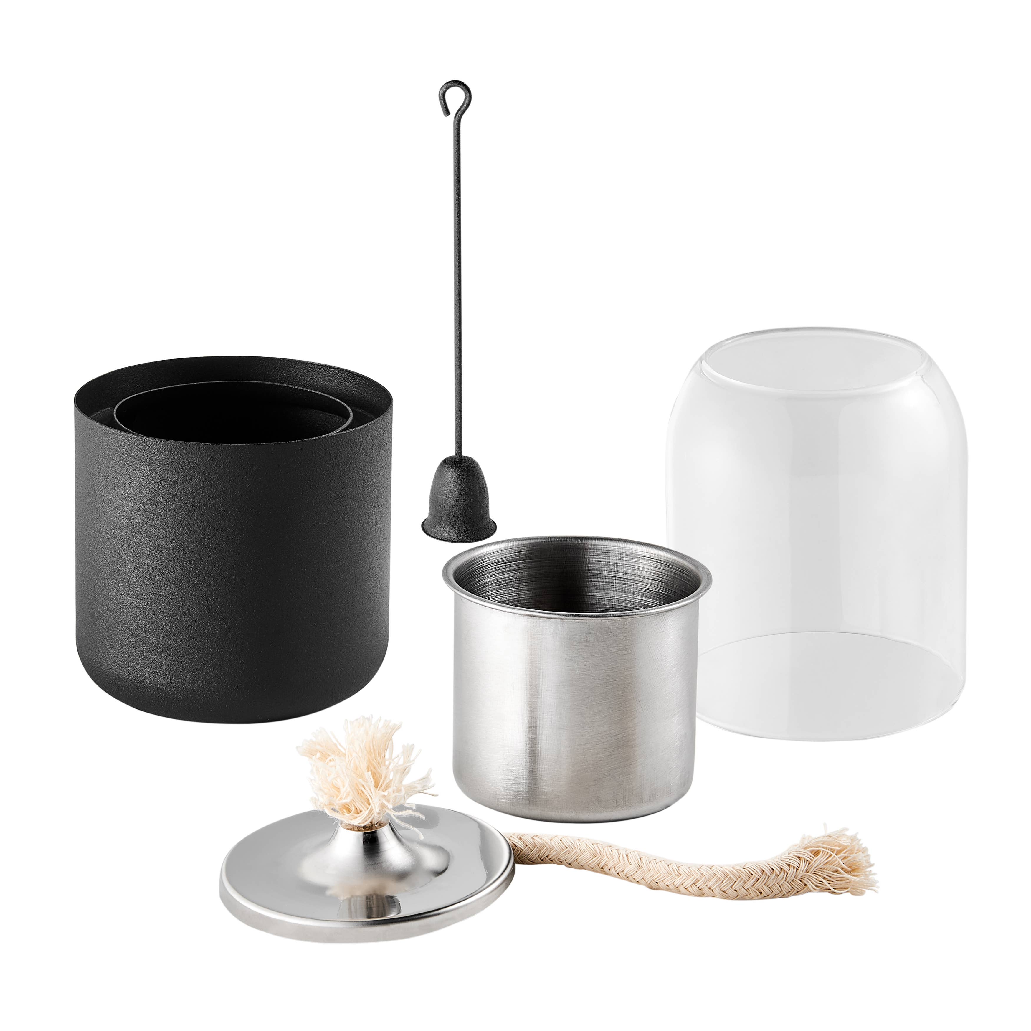 Danya B – Großhandel Feuerstelle – Ambrose Öllampen-Tischfeuerstelle, Set mit 2 Stück11