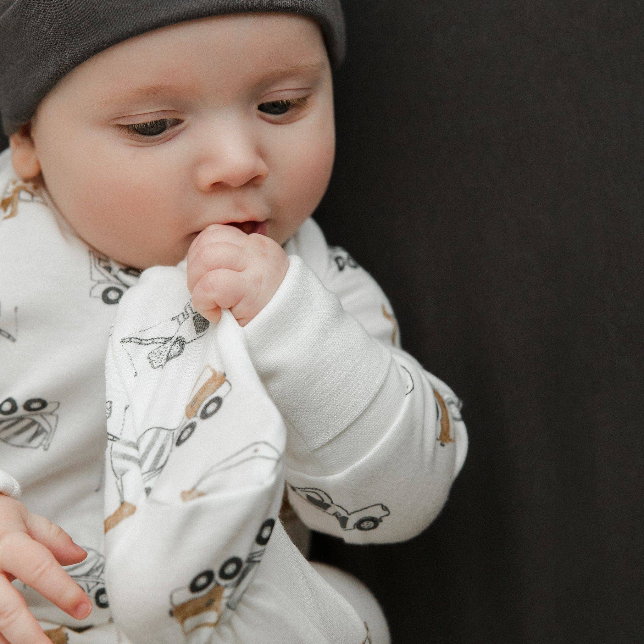 Perlimpinpin – wholesale Nattdräkt – Baby – Bambu babysoverall - Konstruktion2