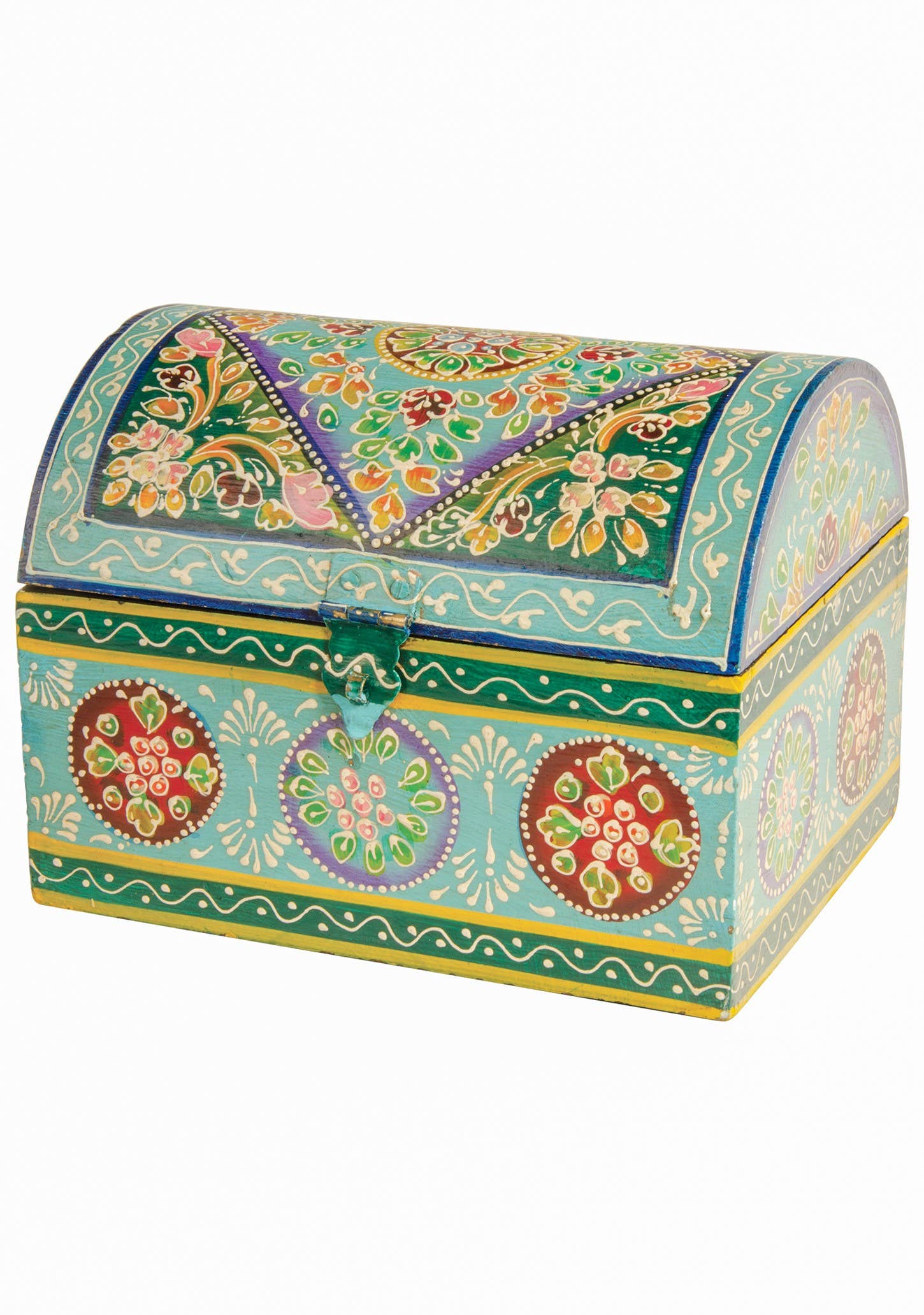 Namaste - Wholesale Decorative box - Hand Painted Domed Wooden Box3