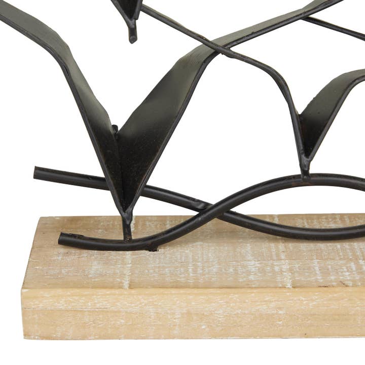 Deco Marché - Wholesale Sculpture - Coastal Black Metal Sculpture5