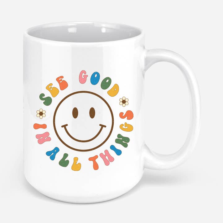 15oz Retro Happy Face Mug and other Purchase Wholesale smiley face mugs. Free Returns & Net 60 Terms on Faire trending on Faire.