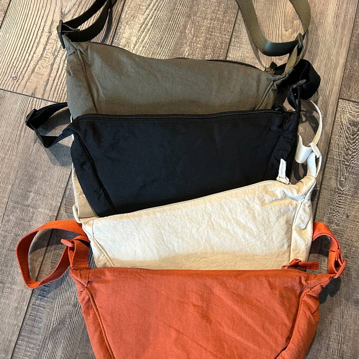 JILLIAN INK LLC - Wholesale Crossbody Bag - Women's - Nylon Crescent Crossbody Bag