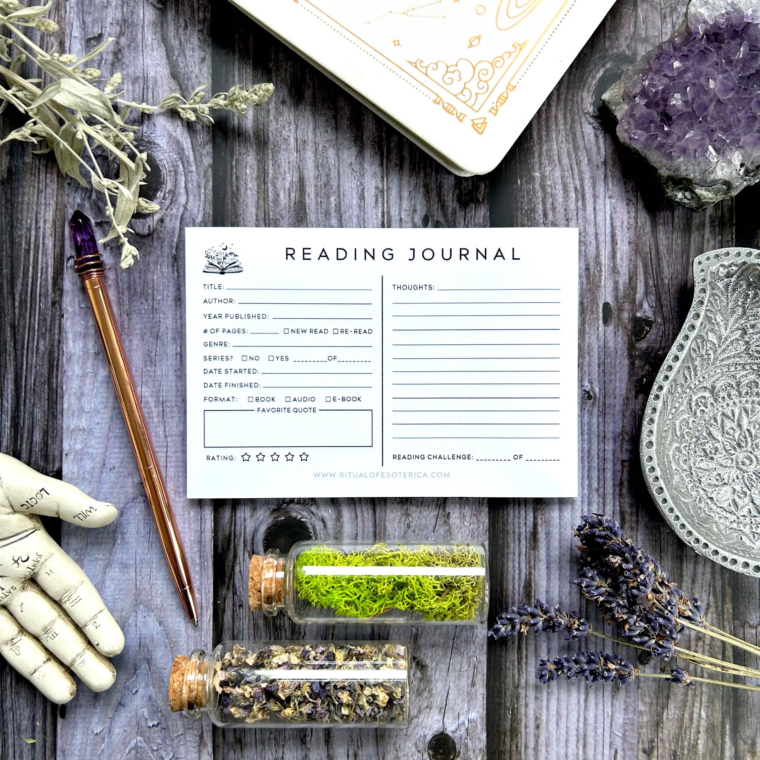 Ritual of Esoterica - Wholesale Journal/Diary - Reading Journal Sticky Notepad1