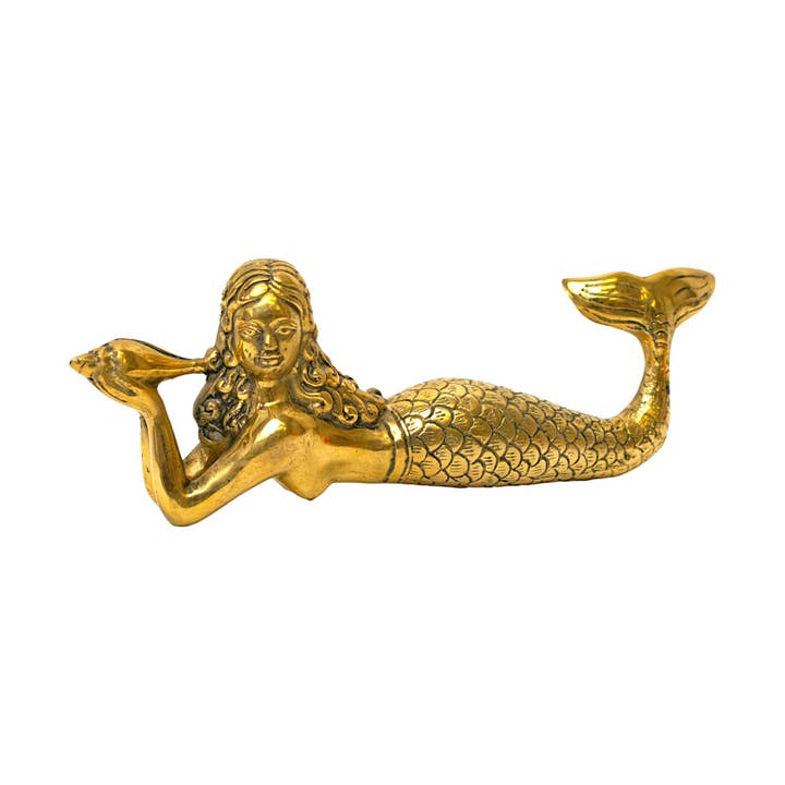 The Artisan and Company – Großhandel Dekofigur – Messing-Meerjungfrauenstatue2