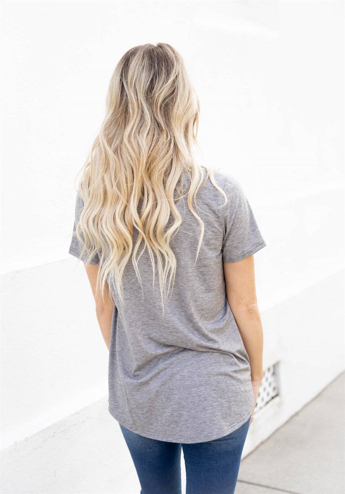 Tickled Teal - Wholesale Blouse - Women's - The V-neck Bliss Top10