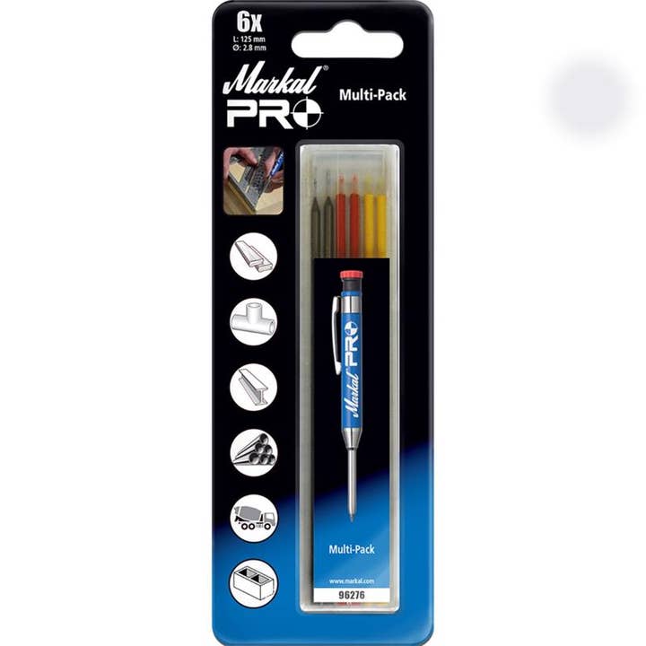 Everyday Supply Co - Wholesale Pencil - Markal Pro Carpenter Pencil Replacement Tips, 6-Pack