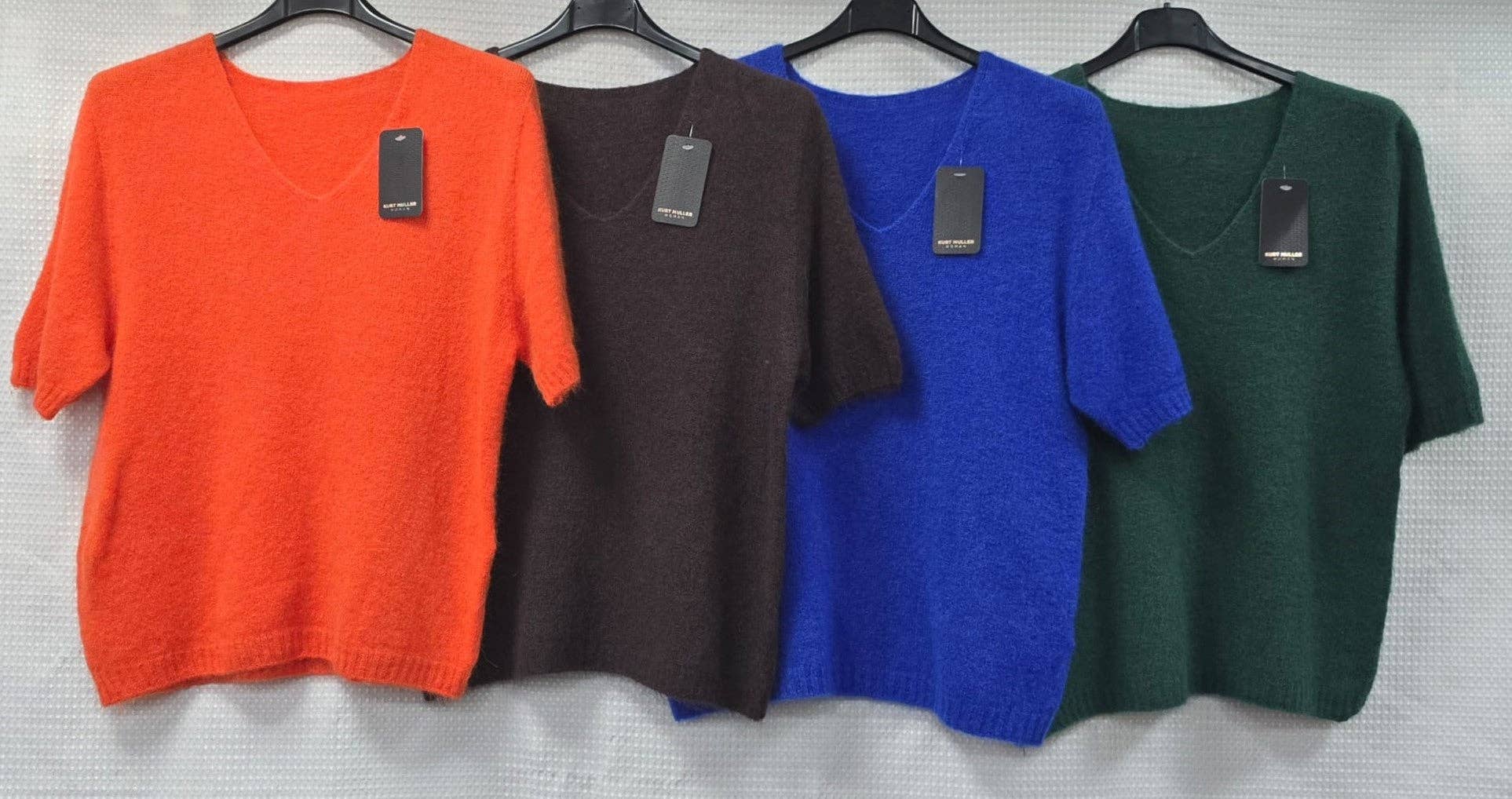 Kurt Muller - Wholesale Knit Sweater - Women's - V Neck Angora Knit jumper4