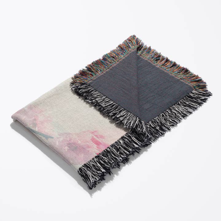 3dRose - Wholesale Throw Blanket - 3dRose, Inspired Pink Cherry Blossom Flowers - Floral Print, Blanket3