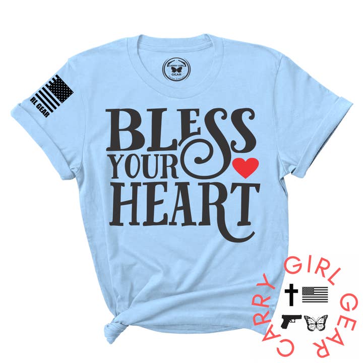 BLESS YOUR HEART TEE for wholesale by CG GEAR