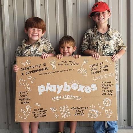 Playboxes - Wholesale DIY Craft Kit - Kids - The Rocket Box Coloring Cardboard Playhouse Toy for Kids
