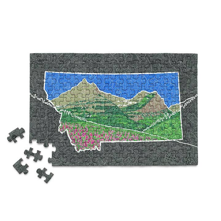 Viz Art Ink - Wholesale Puzzle - Adult - Micro Puzzle - Montana Moments1