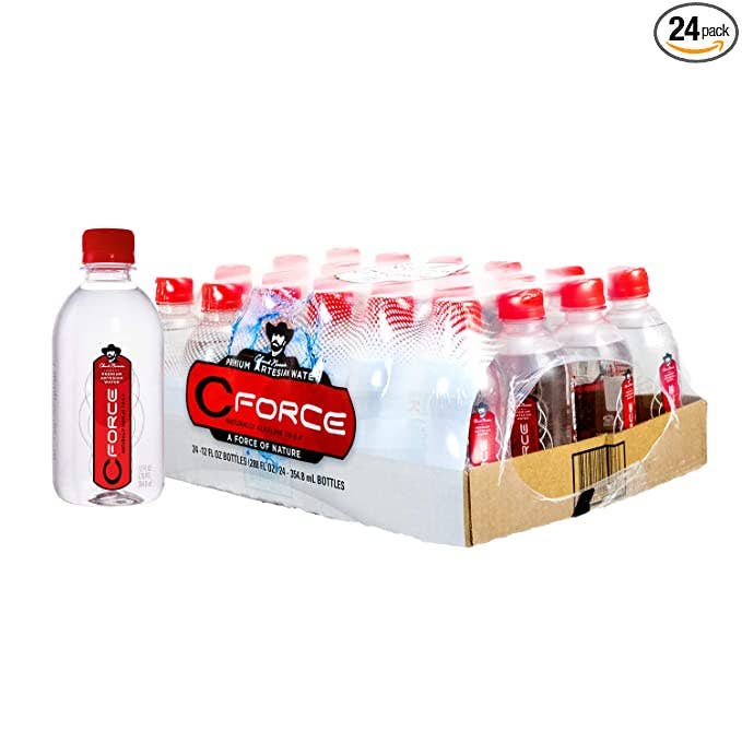 Eau en bouteille artésienne naturelle CForce, 12 oz (24 pièces) pour la vente par CForce Bottling Company