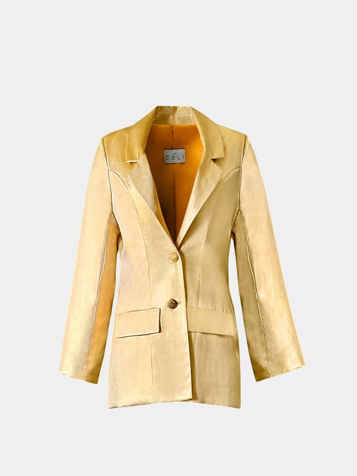 Blazer Jardin du Soleil – Gold 2B for wholesale by Aline CELI
