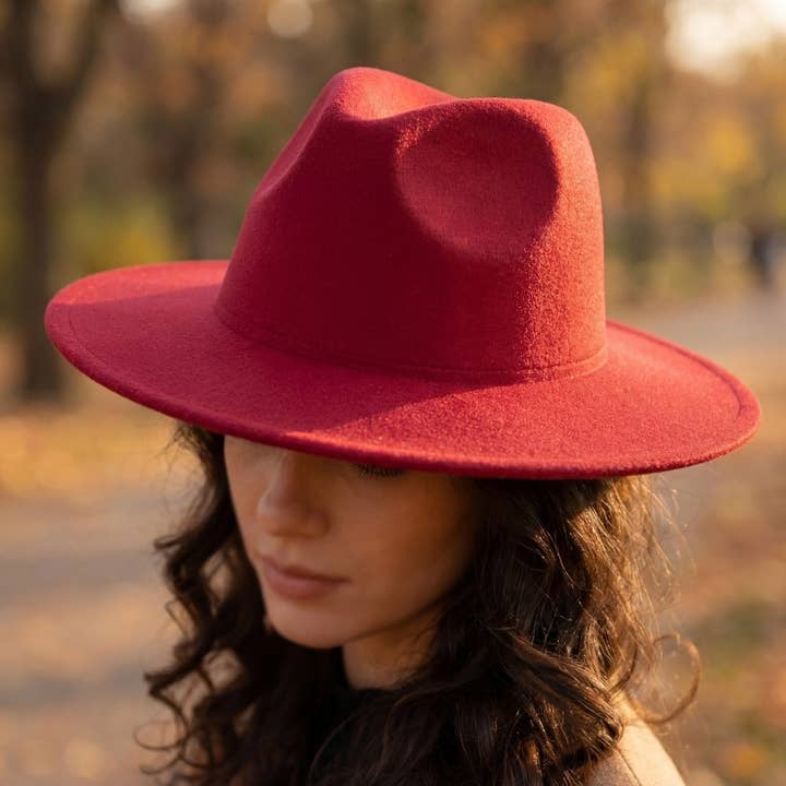 Anarchy Street - Vendita all'ingrosso Fedora - Donna - Cappello moda Fedora a tesa piatta