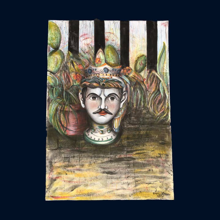 Vliegend canvas - Moro Tapestry voor wholesale door Eugenio Vazzano - Fatto in Sicilia