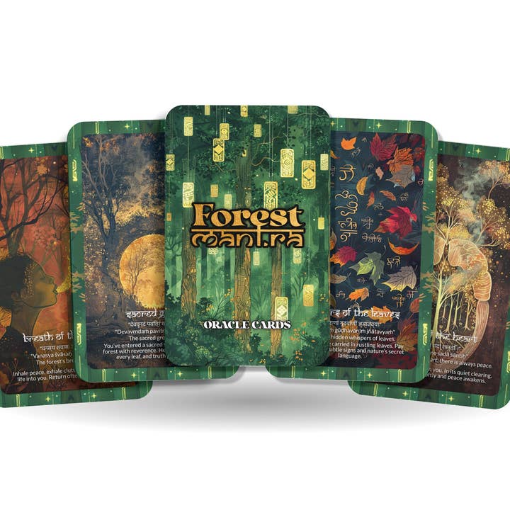 Skovmantra Naturånd Oracle Kort – 22 Kort for engroshandel hos Ibiza Tarot USA