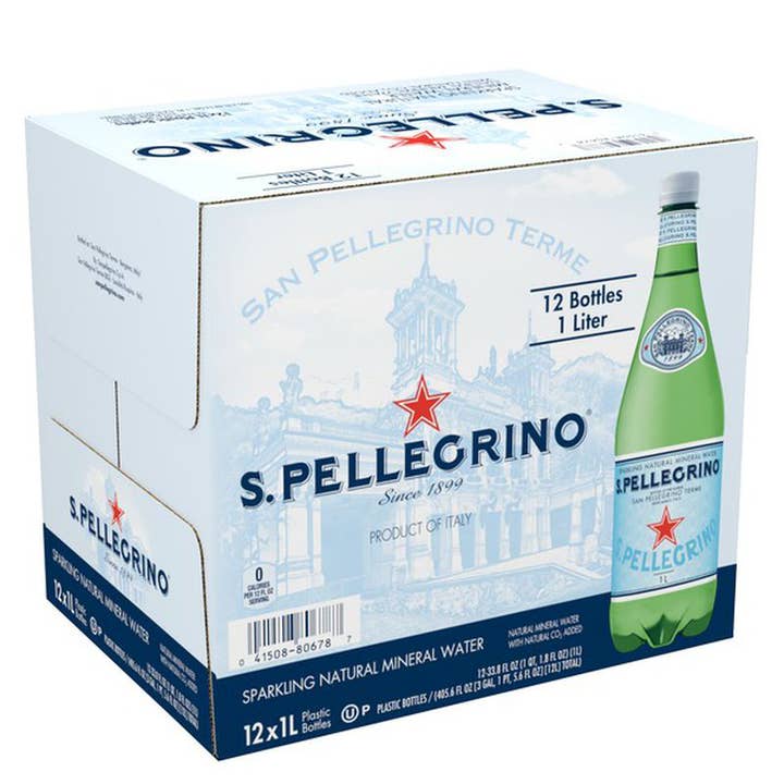 L&F Universal Goods - Wholesale Sparkling Water - Sanpellegrino Glass Original 12/1ltr