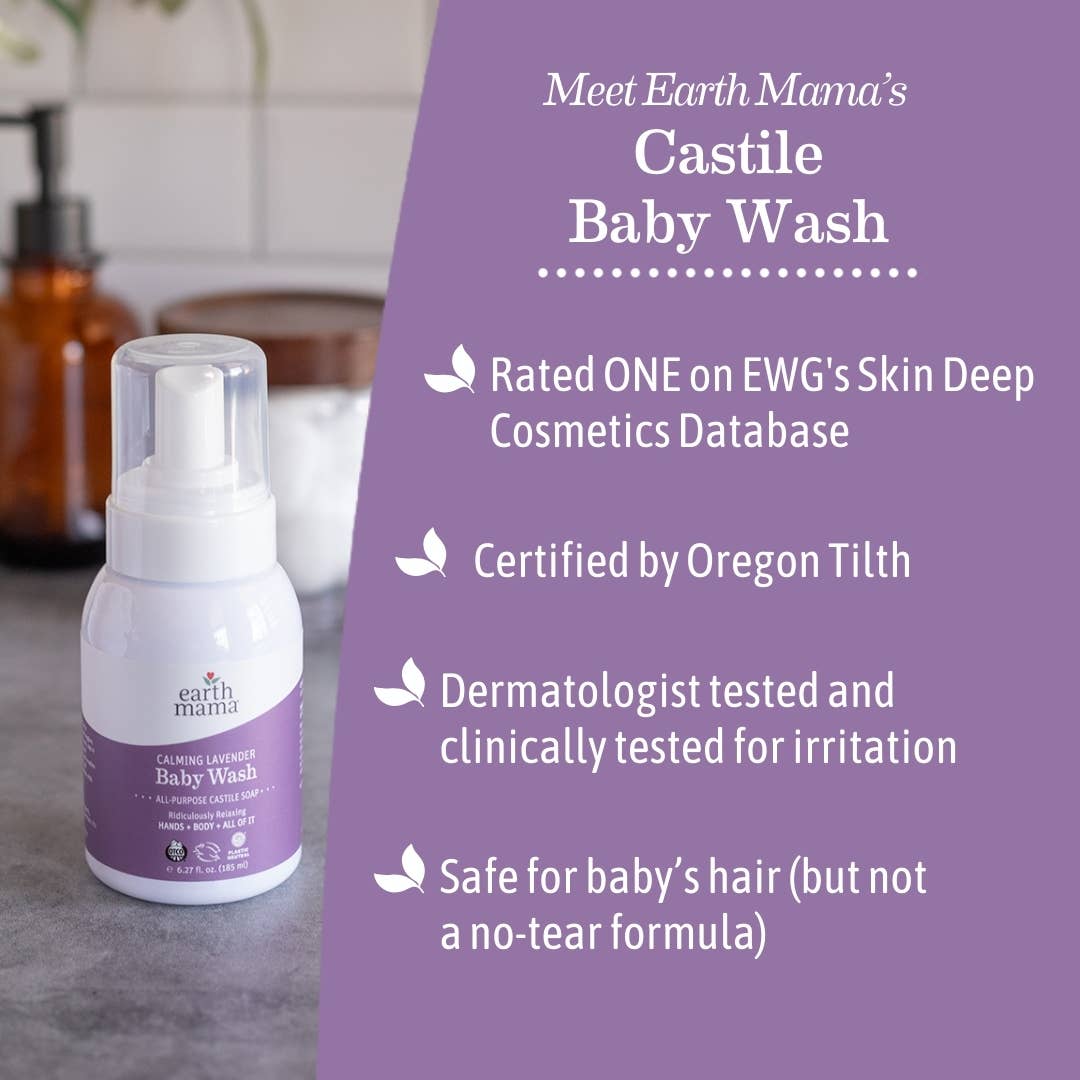 Earth Mama Organics - Wholesale Body Wash/Shower Gel - Kids & Baby - Calming Lavender Castile Baby Wash4