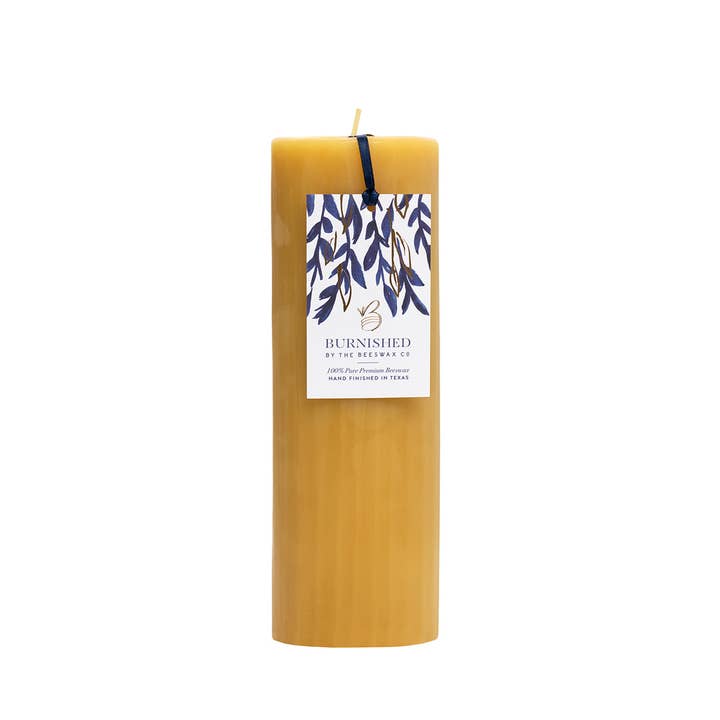 The Beeswax Co. - Wholesale Pillar candle - 3 Inch Beeswax Pillars3