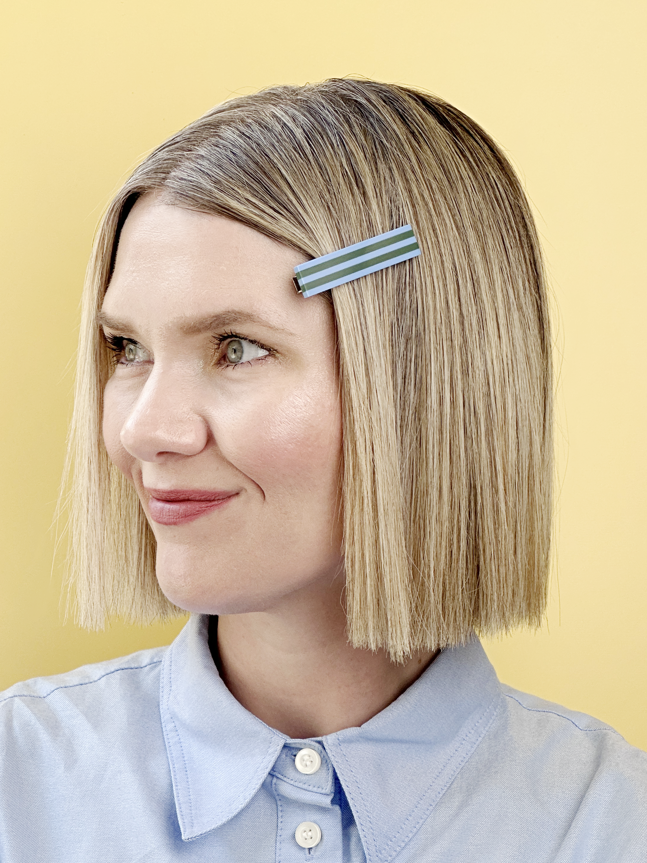 Combinist Goods - Wholesale Hair Clip - Women's - Striped Hair Clip | Large13