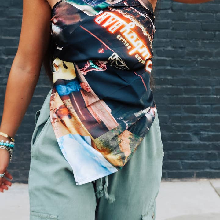 The Front Porch Label - Wholesale Bandana - Women's - Cowboy Collage Wild Rags