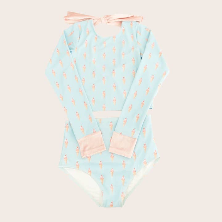 Cherry Sundae Deux Pièces Manches Longues '26 pour la vente par Saint Ida