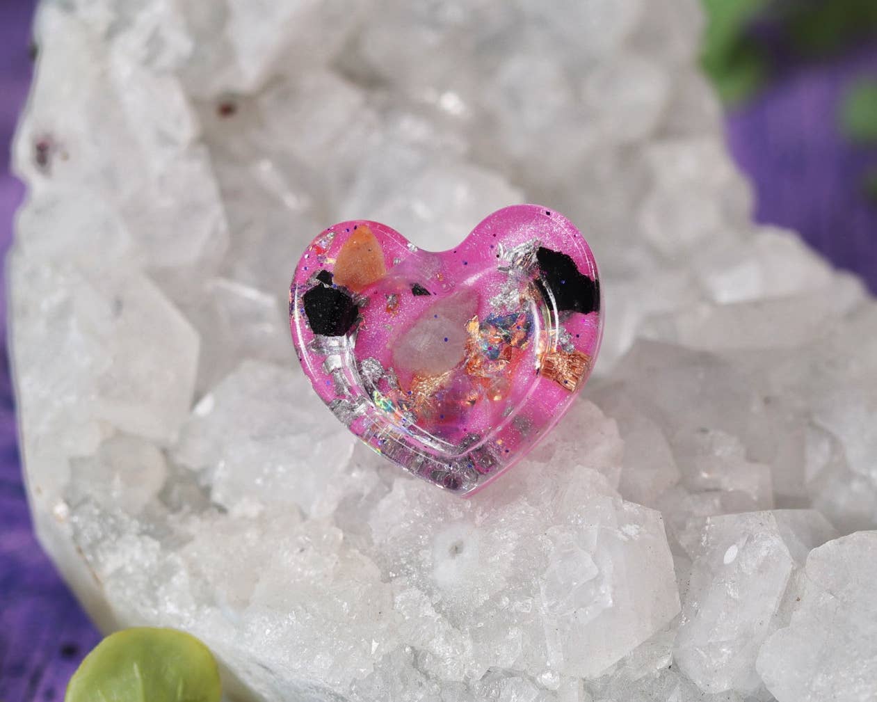 Lucky Luna – wholesale Car Decorative Charm - Unisex – Heart Crystal Car Vent Clip for Travel Anxiety & Protection 6