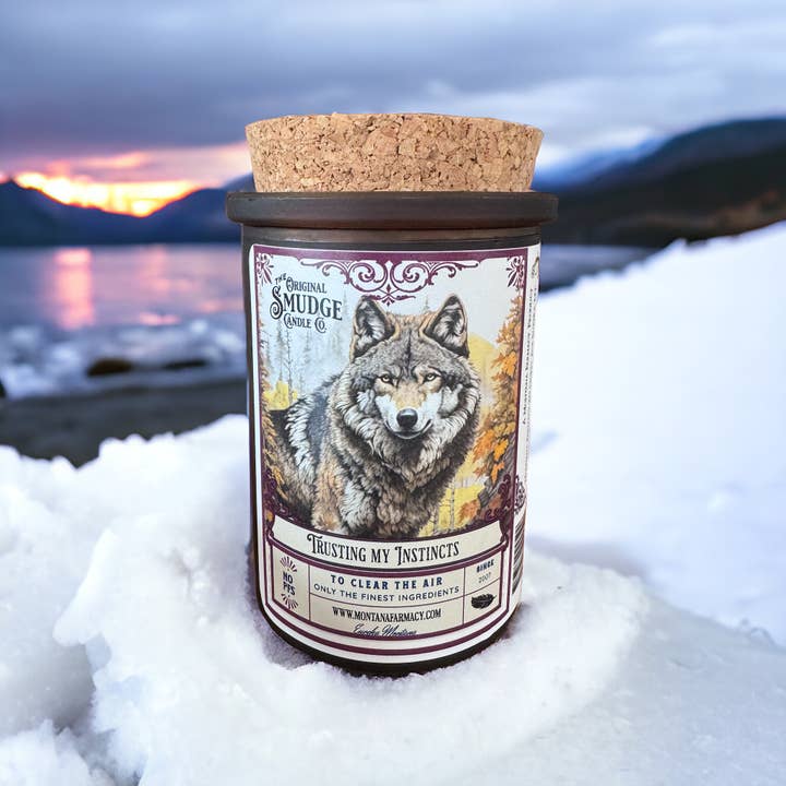 Montana Farmacy – Engroshandel Røgstift – Stol på mine instinkter Wolf Natursti Smudge Candle2