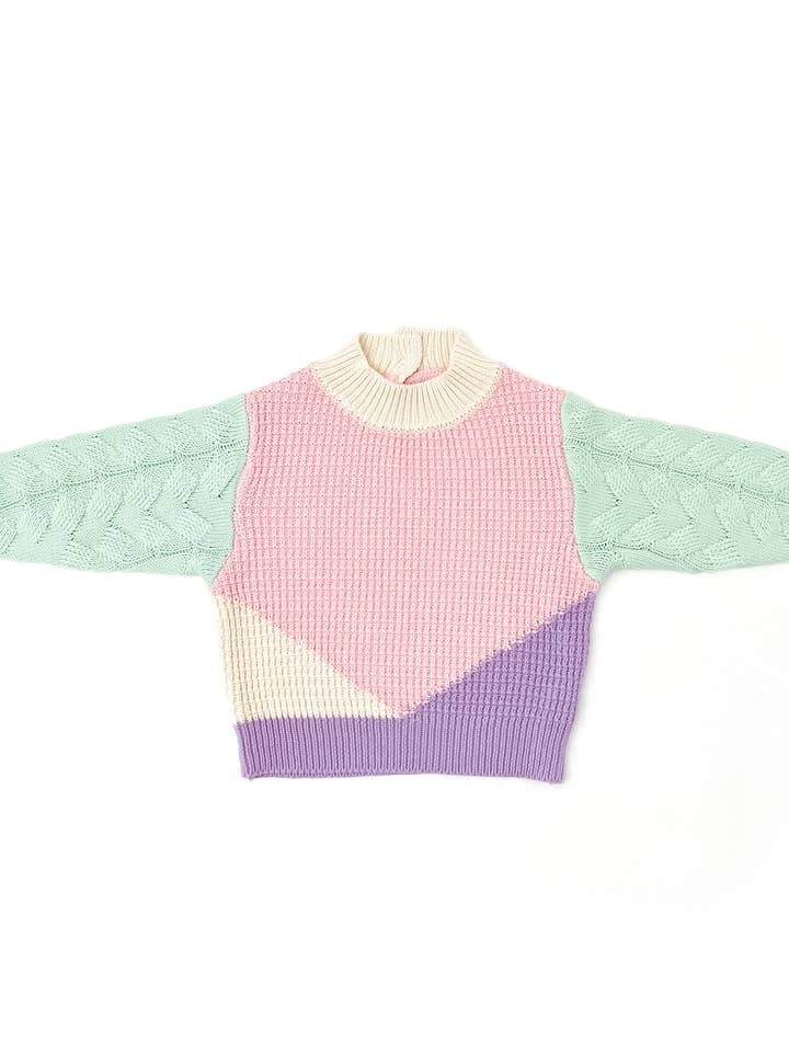 With Love for Kids - Wholesale Knitted jumper – Kids - Frankie Knitted Jumper - CANDY