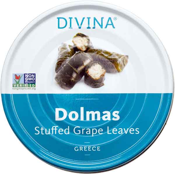 Hudson Meat Company - Wholesale Dried/Dehydrated Vegetables - GRAPE LEAVES STUFFED     -     DIVINA0
