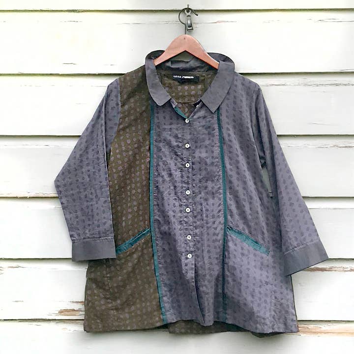 Veronica Blouse Pebbles for wholesale on Faire