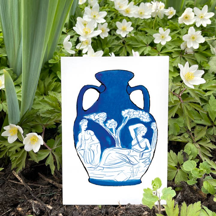 Yes! Paper Goods - Wholesale Everyday Greeting Card - Wedgwood Greek Gods + Goddess Vase card1