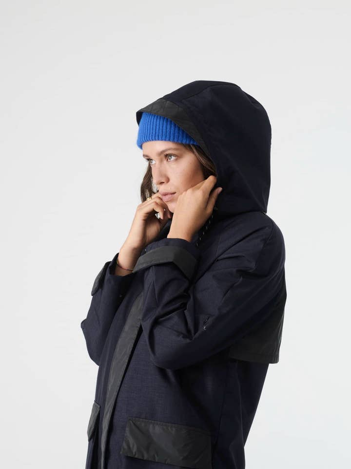 Parka de protection BOB - Bleu marine pour la vente par TOMO Clothing