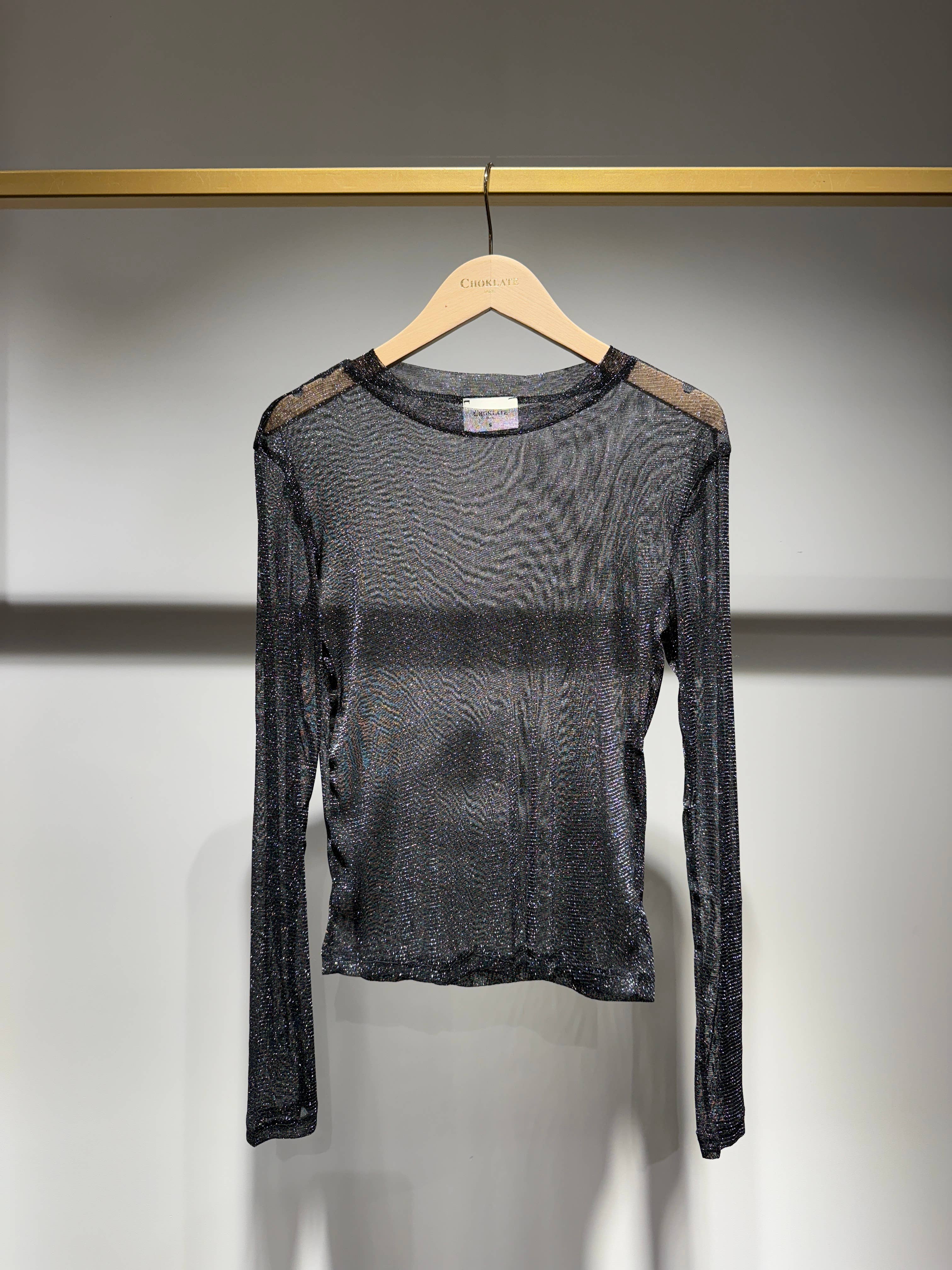CHOKLATE PARIS – wholesale Knit top – Women's – Lurex fishnet top - CK08199-614