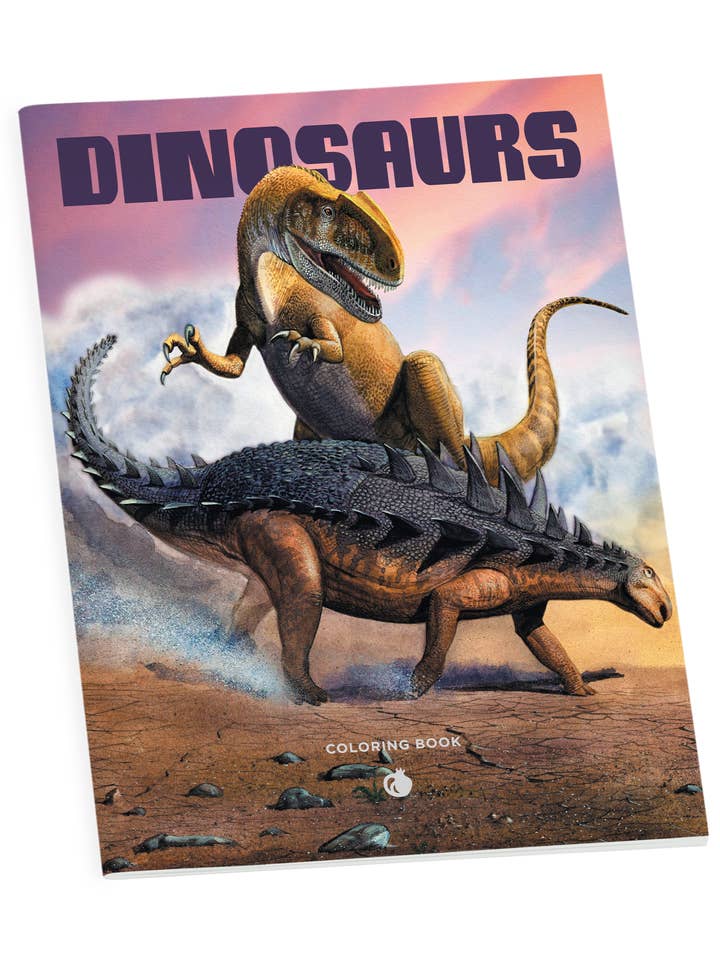 Dinosaurs Coloring Book for wholesale by Pomegranate