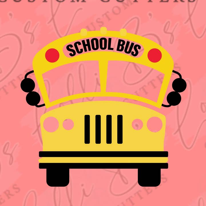 School Bus Cookie Cutter for wholesale by Lolli B Custom Cutters