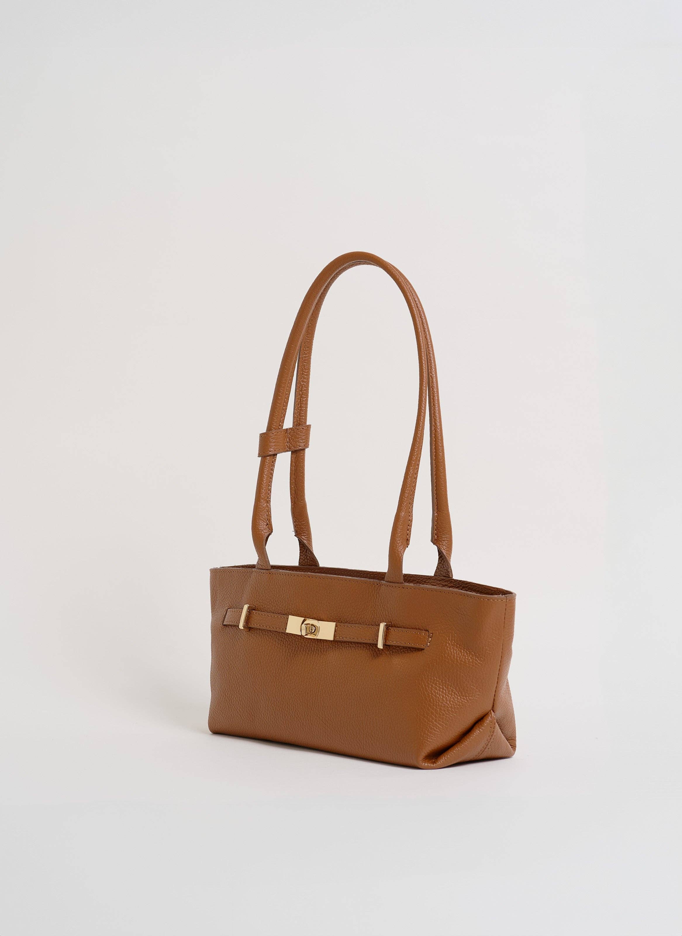 Voemièn - Wholesale Shoulder Bag - Women's - Lola Bag in Tan Togo Leather1