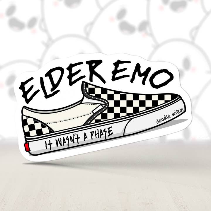 DoodleWitch – wholesale Klistermärke – Elder Emo musikklistermärke0