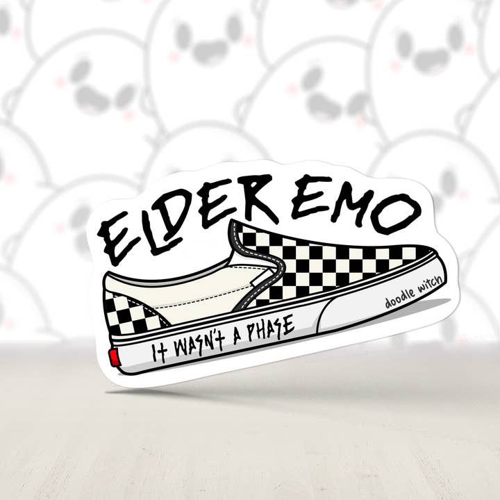 DoodleWitch - Wholesale Sticker - Elder Emo Music Sticker