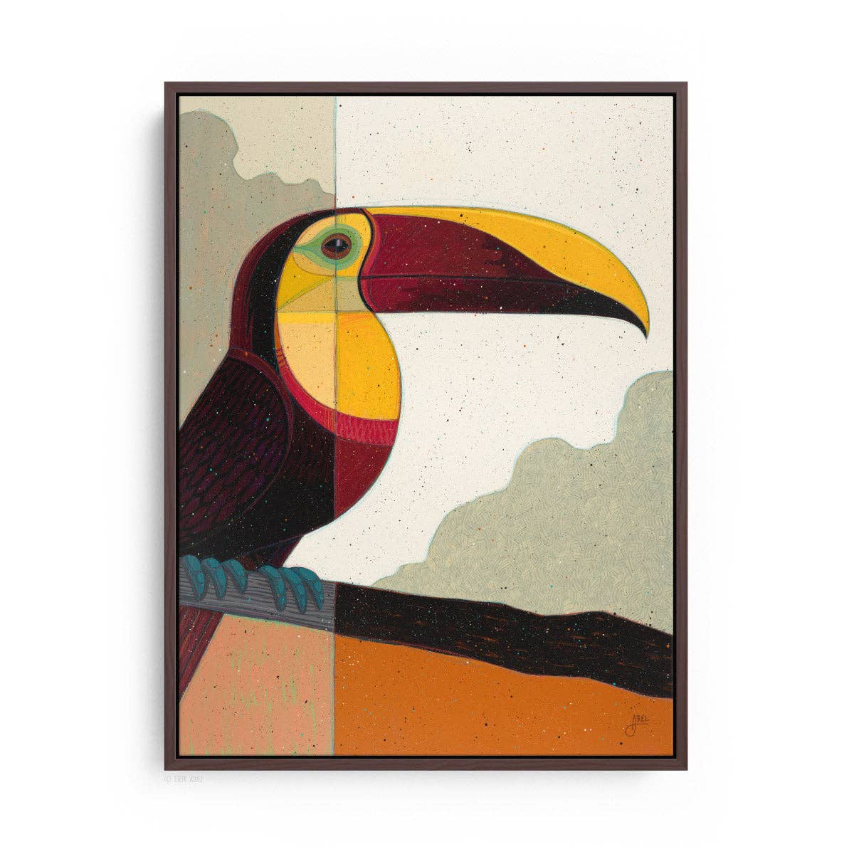 Abel Arts - Wholesale Art Print - Yellow-Throated Toucan - WHLSL Print5