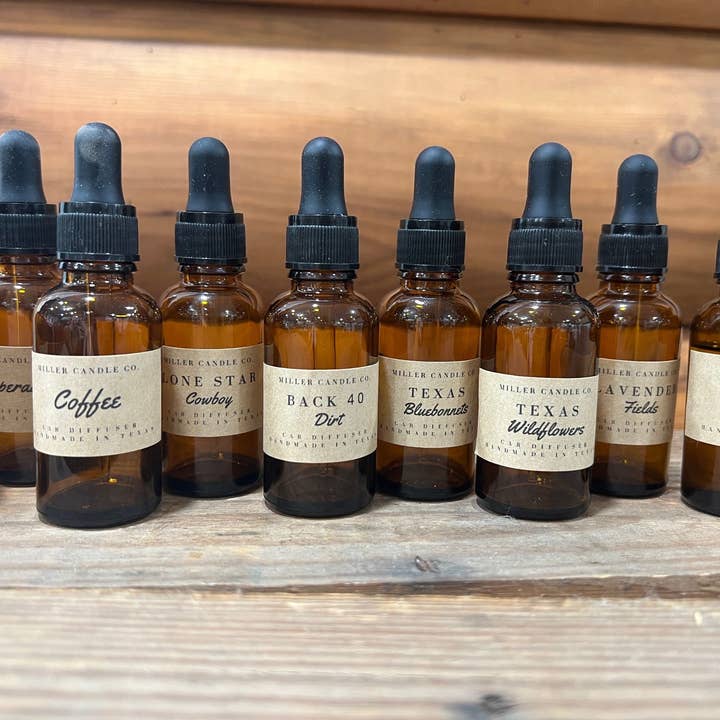 Miller Candle Co. - Wholesale Car Freshener - Unisex - Car Diffuser in Western, Earthy and Farm Scents