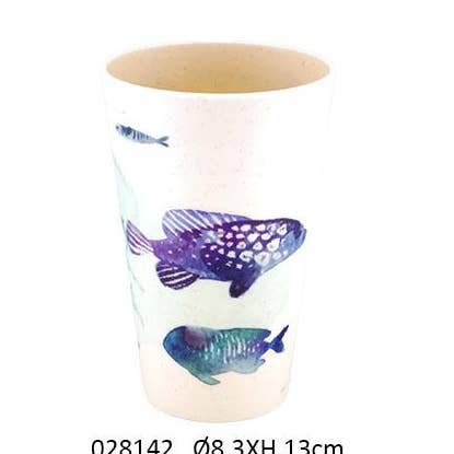 Faye - Wholesale Drinking Glass/Cup - 'Wavy' Glass Ø8.3 X H.13 cm0