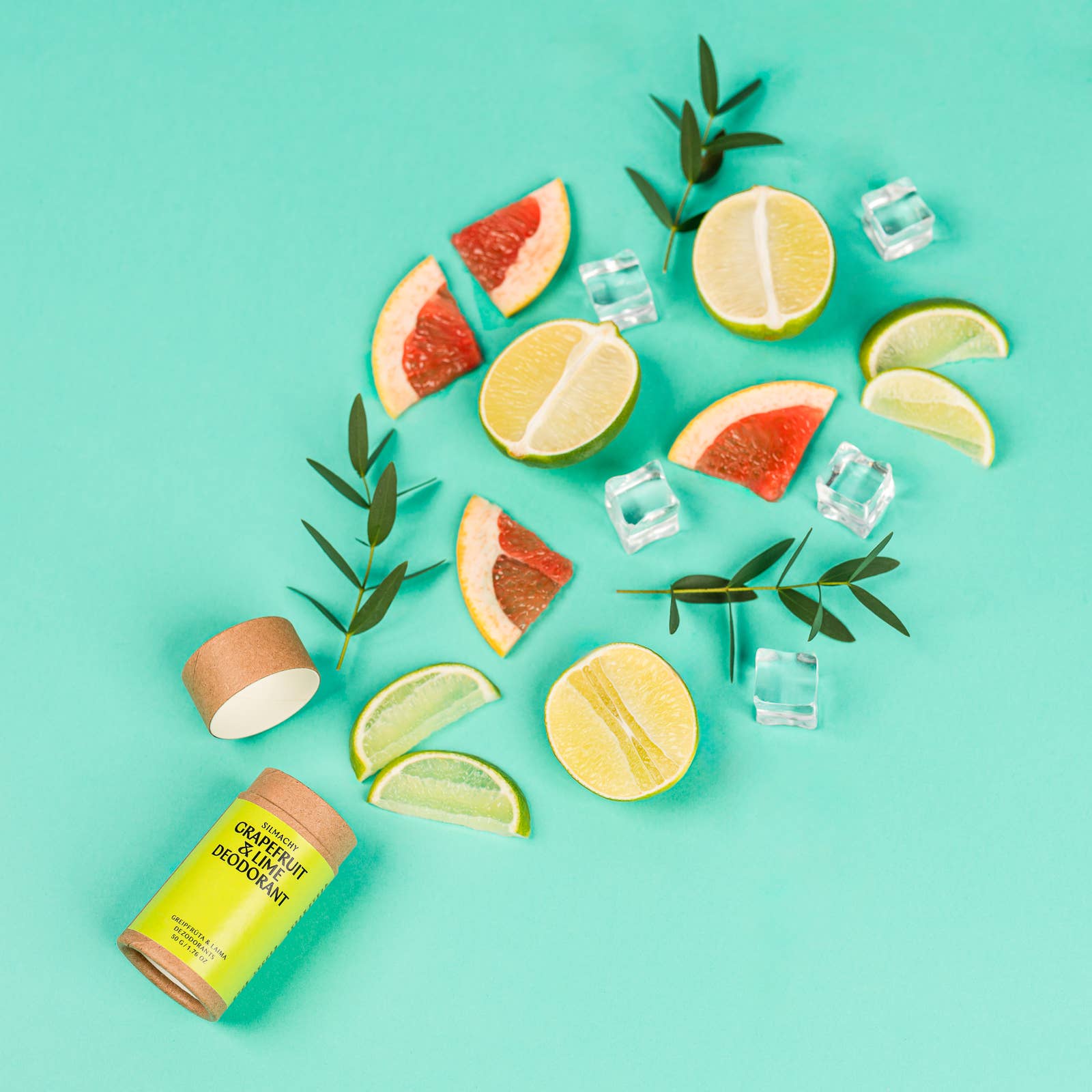 SILMACHY cosmetics - Vente Déodorant – unisexe - Déodorant naturel stick pamplemousse et citron vert – sans aluminium5