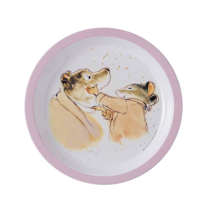 EC705RR Baby plate ⌀ 18 cm Ernest & Célestine for wholesale by Petit Jour Paris