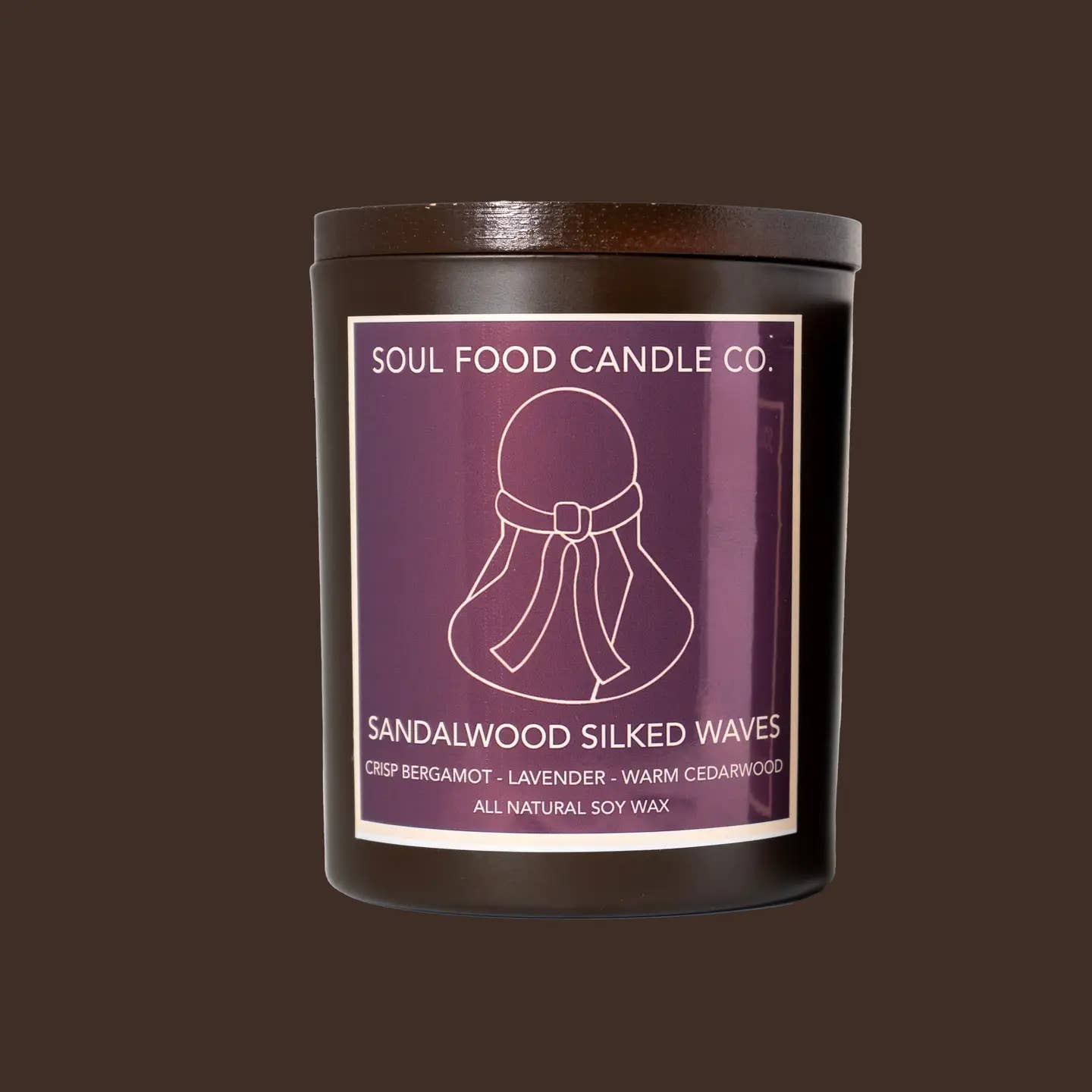 Soul Food Candle Co. - Wholesale Jar/Filled Candle - Sandalwood Silked Waves (Copy)