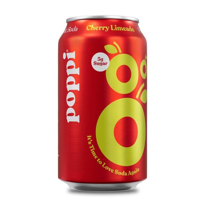 poppi - Wholesale Soda/Carbonated Drink - poppi Prebiotic Soda, Cherry Limeade, 12oz