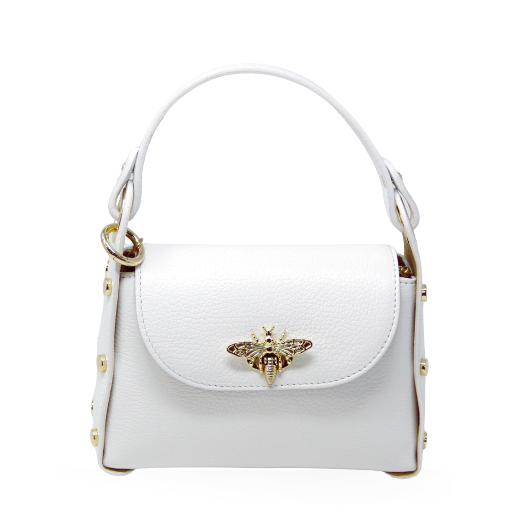 German Fuentes Handbags - Wholesale Top Handle Bag - Women's - GF1085 GENUINE ITALIAN LEATHER BUTTERFLY MINI BAG23