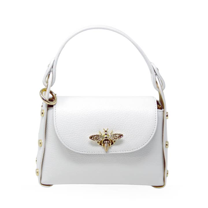 German Fuentes Handbags - Wholesale Top Handle Bag - Women's - GF1085 GENUINE ITALIAN LEATHER BUTTERFLY MINI BAG23