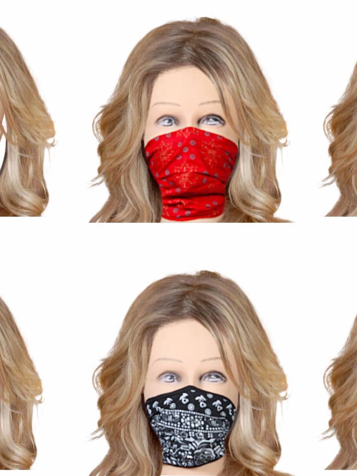 Maskers voor gezichtsmaskers, 12 stuks voor wholesale door Senoritas Tribal Designs